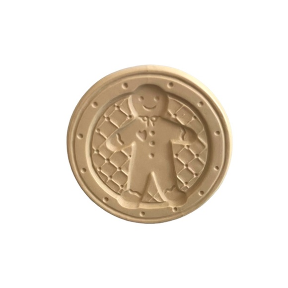 VTG Brown Bag Cookie Art Gingerbread Man No. 10 Decorative Cookie Stamp LIKE NEW - Picture 7 of 8